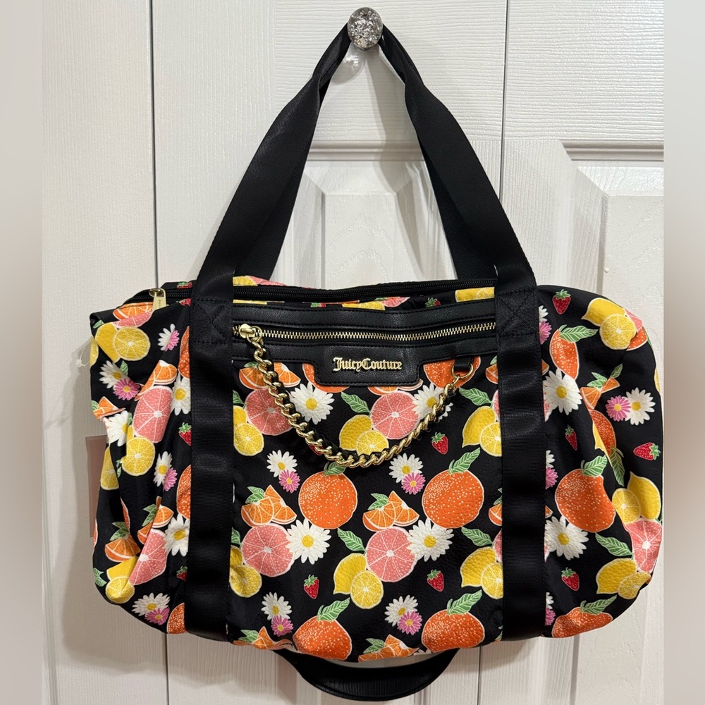 NWT Juicy Couture forbidden fruit weekender bag